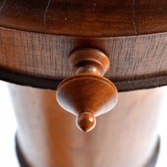 Pedestal Pair Walnut Antique Biedermeier Period - 160976