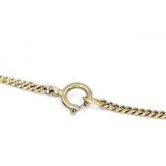 Pedro Boregaard Brilliant White Diamond Platinum Yellow Gold Tiny Fly Necklace Pedro Boregaard - 4703121