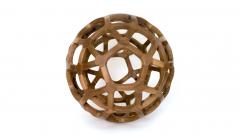 Pedro Cerisola ALTAIR geometric wood sculpture - 3027224