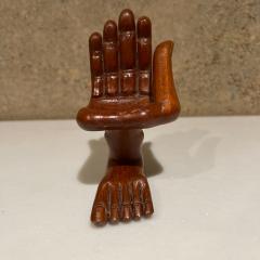 Pedro Friedeberg 1960s Pedro Friedeberg Miniature Hand Foot Chair Sculpture - 2741675