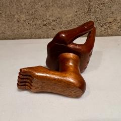 Pedro Friedeberg 1960s Pedro Friedeberg Miniature Hand Foot Chair Sculpture - 2741676