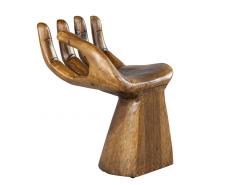 Pedro Friedeberg Carved Hand Chair in the Style of Pedro Friedeberg - 3996119