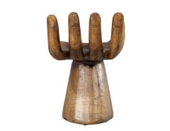 Pedro Friedeberg Carved Hand Chair in the Style of Pedro Friedeberg - 3996121