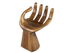 Pedro Friedeberg Carved Hand Chair in the Style of Pedro Friedeberg - 3996127