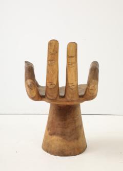 Pedro Friedeberg Carved Wood Hand Chair - 4201846