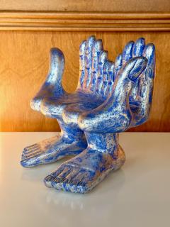 Pedro Friedeberg Rare Joined Hand and Foot Surrealism Sculpture by Pedro Friedeberg - 4484239
