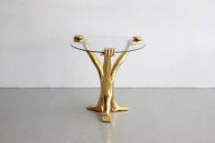 Pedro Friedeberg Signed Pedro Friedeberg Gilt Accent Table - 526216