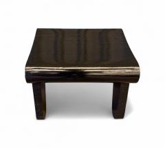 Pedro Useche Brazilian Mid Century modern Stool in Ebonized Wood By Pedro Useche - 4416805