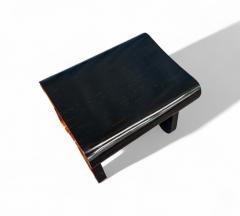 Pedro Useche Brazilian Mid Century modern Stool in Ebonized Wood By Pedro Useche - 4416808