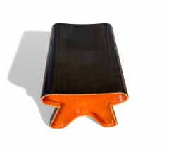 Pedro Useche Brazilian Mid Century modern Stool in Ebonized Wood By Pedro Useche - 4416815
