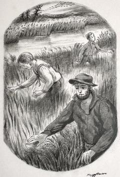 Peggy Margaret Frances Bacon Searching in the Tall Grass Book Illustration by Woman Illustrator Americana - 4048702