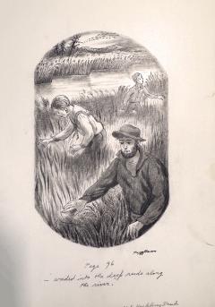 Peggy Margaret Frances Bacon Searching in the Tall Grass Book Illustration by Woman Illustrator Americana - 4048707