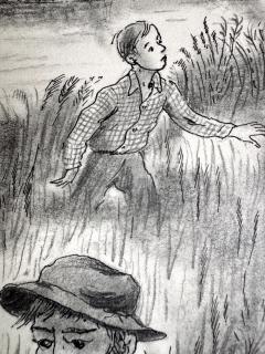 Peggy Margaret Frances Bacon Searching in the Tall Grass Book Illustration by Woman Illustrator Americana - 4048708