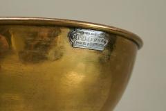 Pelleray Paris Bruxelles Antique Hairdresser Wash Basin in Patinated Brass - 4677419