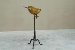 Pelleray Paris Bruxelles Antique Hairdresser Wash Basin in Patinated Brass - 4677471