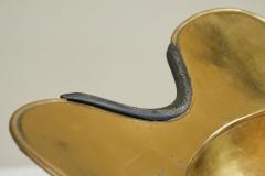 Pelleray Paris Bruxelles Antique Hairdresser Wash Basin in Patinated Brass - 4677495