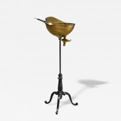 Pelleray Paris Bruxelles Antique Hairdresser Wash Basin in Patinated Brass - 4682467