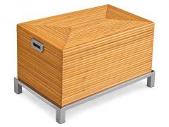 Pencil Reed Chest on Chrome Base 1970 - 4790595