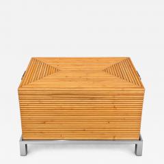 Pencil Reed Chest on Chrome Base 1970 - 4790646
