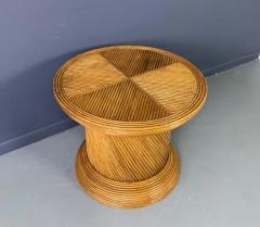Pencil Reed Coffee Side table Midcentury - 4098113