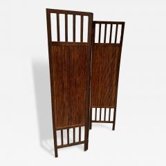 Pencil Reed Walnut Room Divider - 4401366