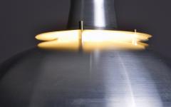 Pendant Lamp in Aluminum 1970s - 2965442