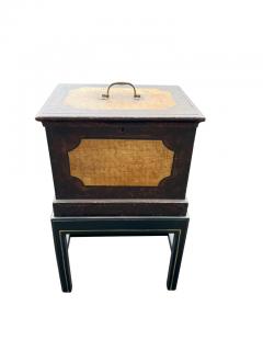 Pennsylvania Sponge Decorated Box on Later Stand - 3768233