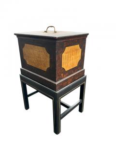 Pennsylvania Sponge Decorated Box on Later Stand - 3768234
