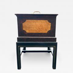 Pennsylvania Sponge Decorated Box on Later Stand - 4133225