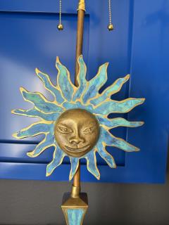 Pepe Mendoza Pair of Brass Pepe Mendoza Sun Lamps - 4430150