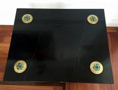 Pepe Mendoza Rare Marble and Inlaid Brass Table by Pepe Mendoza - 109836
