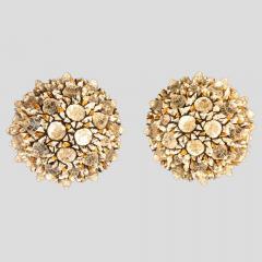 Peppino Campanella Pair of Corallo glass rocks wall lights by Campanella - 4469451