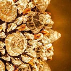 Peppino Campanella Pair of Corallo glass rocks wall lights by Campanella - 4469453