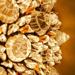 Peppino Campanella Pair of Corallo glass rocks wall lights by Campanella - 4469454