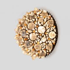 Peppino Campanella Pair of Corallo glass rocks wall lights by Campanella - 4469455