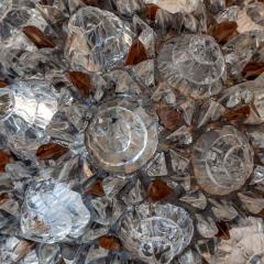 Peppino Campanella Pair of Corallo glass rocks wall lights by Campanella - 4469458