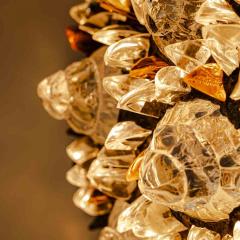 Peppino Campanella Pair of Corallo glass rocks wall lights by Campanella - 4469461