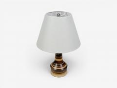 Per Engstrom Small Table Lamp Beige Ceramic Denmark 1970s - 4697100