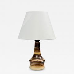 Per Engstrom Small Table Lamp Beige Ceramic Denmark 1970s - 4697895