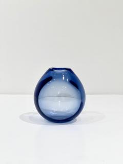 Per L tken Handblown Blue Glass Vase by Per Lutken for Holmegaard - 2755373