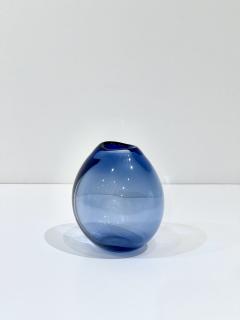 Per L tken Handblown Blue Glass Vase by Per Lutken for Holmegaard - 2755380