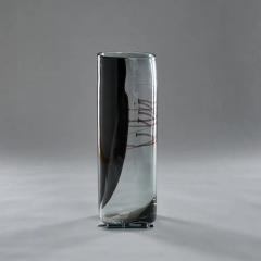 Per L tken Large Black and Smoked Glass Vase by Per Lutken for Holmegaard - 4148335