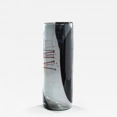 Per L tken Large Black and Smoked Glass Vase by Per Lutken for Holmegaard - 4151855