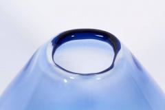 Per L tken Large Handblown Blue Glass Vase by Per Lutken for Holmegaard 1960s - 334005