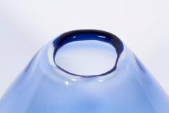 Per L tken Large Handblown Blue Glass Vase by Per Lutken for Holmegaard 1960s - 698980