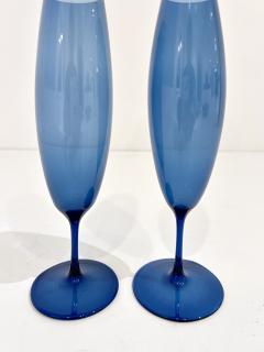 Per L tken Pair of Holmegaard Glass Flutes by Per Lutken - 4202009