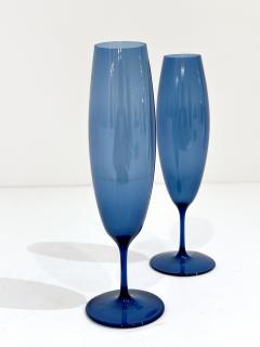 Per L tken Pair of Holmegaard Glass Flutes by Per Lutken - 4202011