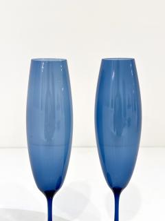 Per L tken Pair of Holmegaard Glass Flutes by Per Lutken - 4202012