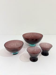 Per L tken Set of Four Holmegaard Glass Dishes by Per Lutken - 4194175