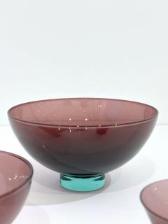 Per L tken Set of Four Holmegaard Glass Dishes by Per Lutken - 4194177